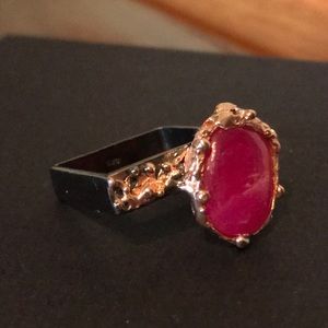 Unique square ring artisan made
